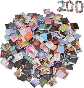 200 Pcs Mini Books for Anxiety,Non-Repeating Book Miniatures Set for Dollhouse Decor,DIY Crafts.