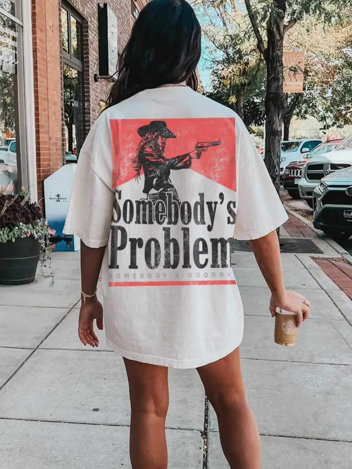 Somebody's Problem Vintage 90s Country Comfort Color Shirts | Western Music Festival Shirt