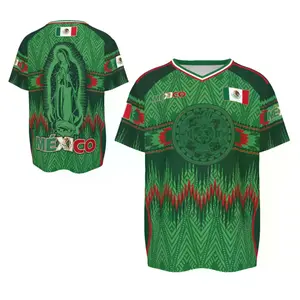 Men's Mexico Virgin Guadalupe Soccer Jersey - 2026 Mexican Football Jersey, Casual Sportswear for Soccer Fans & Players
