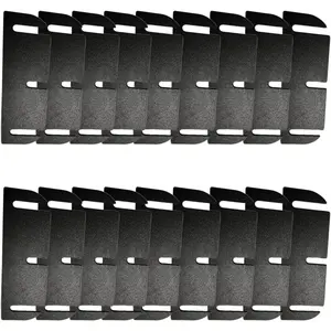 3.5 Inch Trimmable Door Hinge Shims 0.060 Inch Thick Fill Gaps Solve Door Air Leakage Sticking Misalignment 18 Pack