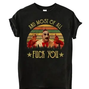 House of 1000 Corpses Captain Spaulding T-Shirt, Vintage Horror Movie Quote Tee, Funny Retro Graphic Shirt, Bold Halloween Costume Top