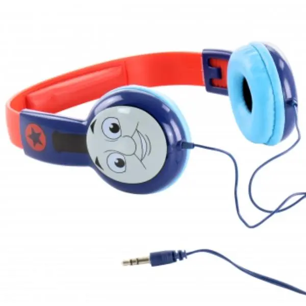 Thomas & Friends HP2-03085 Wired Kids' Headset, Kid-Safe Volume Limiting Audio Headphones, Blue & Red