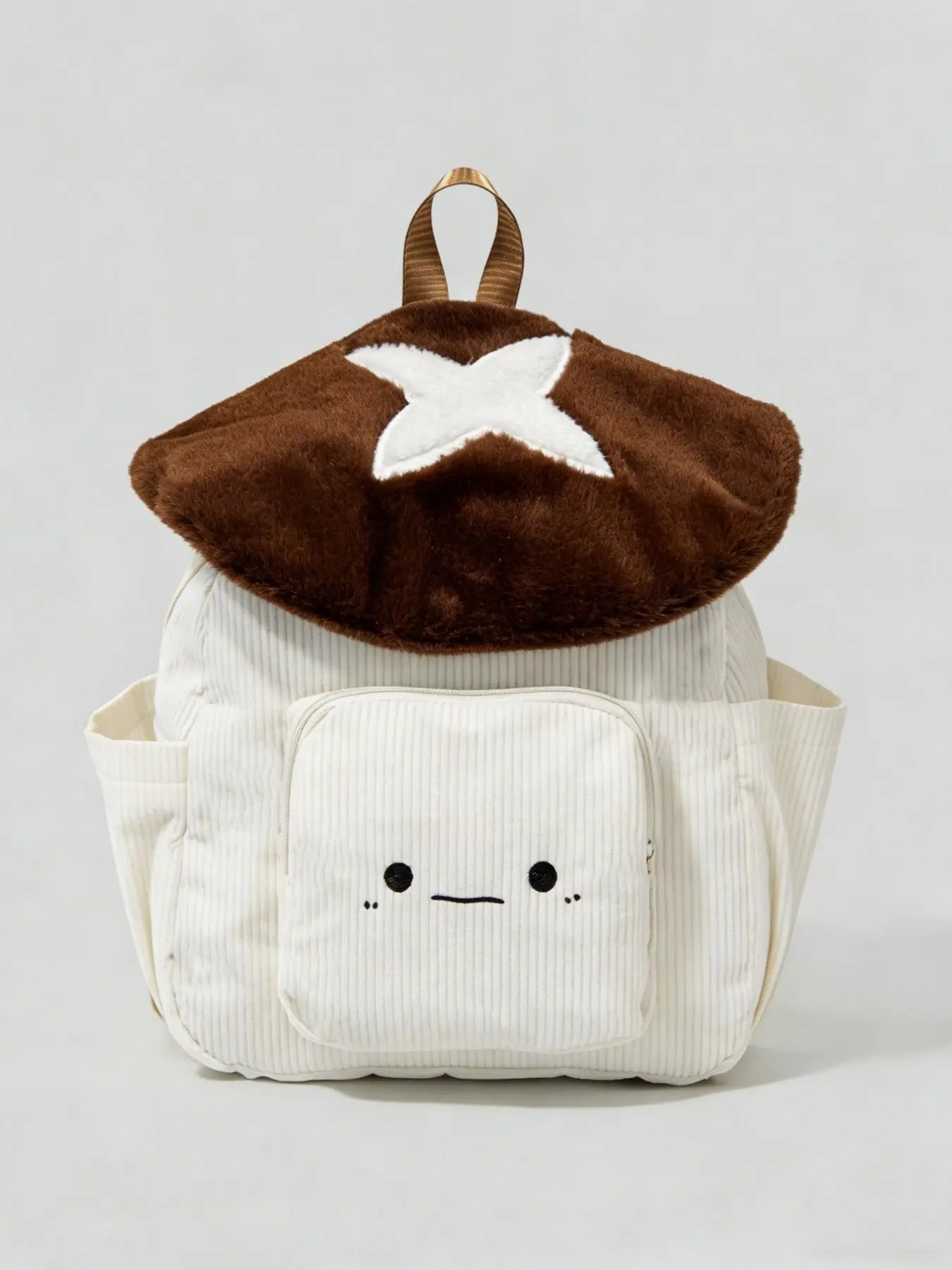 5671 Cute Mushroom Purse Mini Backpack Small Daypacks Shoulder Bag Funny Little Frog Mushroom Mini Backpack | Hot Topic main image 2