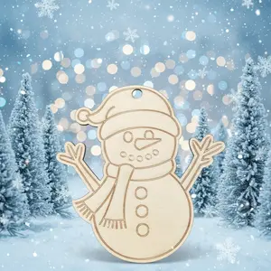 Frosty Wood Ornament- DIY Ornament Kit