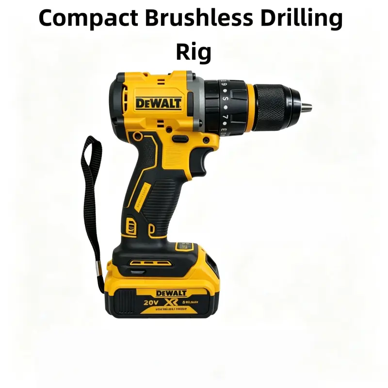 20V DEWALT DCD794 Cordless Drill - 20V Power, 2.0Ah Battery & Charger Included, Dual Torque 74-26Nm, 1/2" 13mm Toothed Chuck, 1.5-13mm Capacity for Deck Build, Stability, for DIY Enthusiasts, Steel Mount Repairs