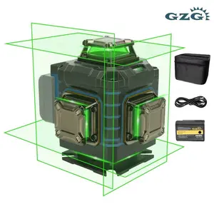 GZG 16 Lines 4d Laser Level Tool for Accurate Measurements, High Precision Laser Leveling Instrument for Construction & DIY Projects