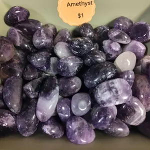 Amethyst Tumbles - Natural Healing Crystals for Home Decor & Meditation