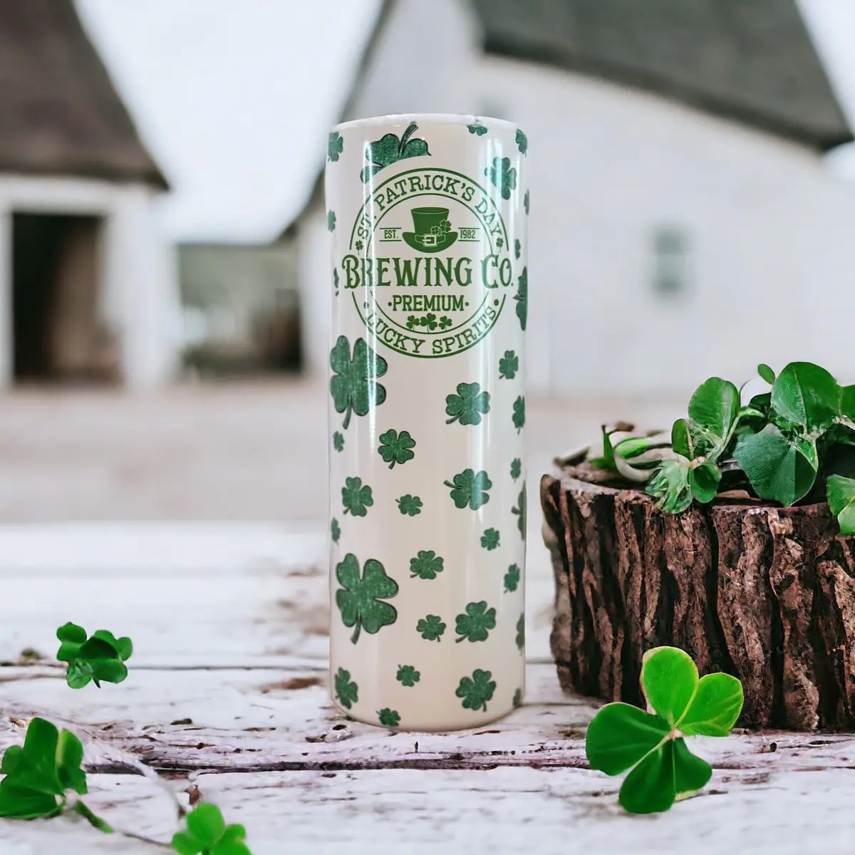 St.Patrick’s Day Tumbler Drinkware Bottles Water Bottles Stylish