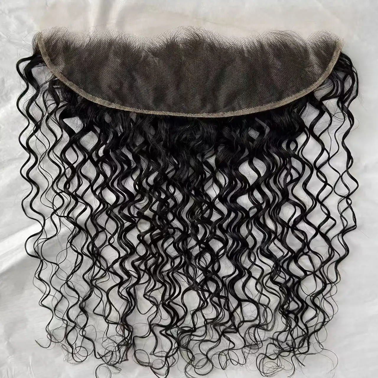 13x6 SKINLIKE Real HD Lace Frontal Only Swiss Lace Pre-Plucked Natural Hairline Human Hair water wave frontal