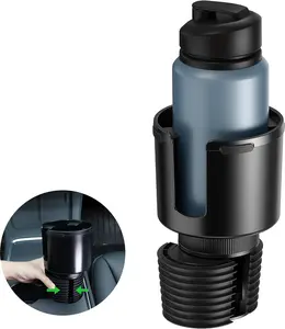 Car Cup Holder Expander - Stretchable Rubber Base Adapter for Yeti, Hydro Flask, Nalgene, Stanley, Owala & Bottles 2.8”-4.13” - 1 Pack