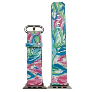 Olivia Pratt Abstract Faux Leather Watch Band #8