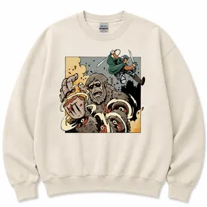 Men's Attack on Titan Graphic Hoodie, a Casual Long Sleeve Pullover Sweatshirt in a Loose Fit Cotton Blend for Halloween, Graphic Hoodies