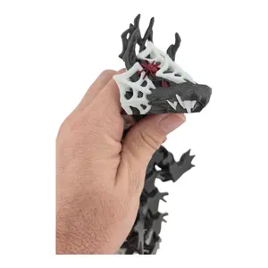 Wicked Dragon – Articulated 3D Printed Fantasy Figurine | Spider Web Halloween Collectible by Cinderwing3D