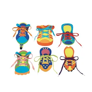 Fabulous Foam Tie My Shoes Educational Toys - 6 Pc.