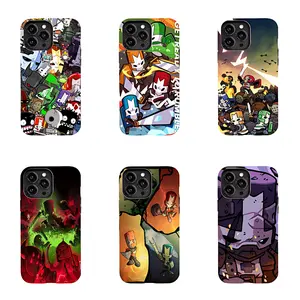 Castle Crashers Phone Case Set, 6 Designs Retro Game Aesthetic Covers for iPhone 17/16/15/14/13/12/11 Pro Max/Plus & Samsung Galaxy S23-S25, Gift for Castle Crashers & Game Fans