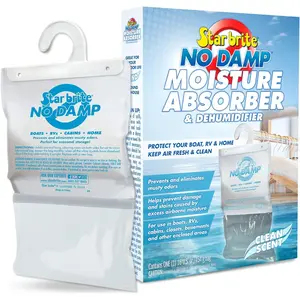 No Damp Moisture & Dehumidifier Bag - Simple,, Humidity for Boats, RVs, Seasonal Homes & More - Prevent Odor & Moisture Damage - 16 OZ (085470)