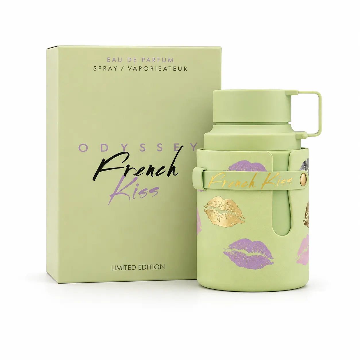 Armaf Odyssey French Kiss Limited Edition Eau de Parfum for Women, 100ml (3.4oz) - Sweet Floral Gourmand Scent with Vanilla, Praline, Fruity Notes