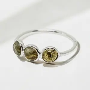 Labradorite Sterling Silver 925 Ring for Women