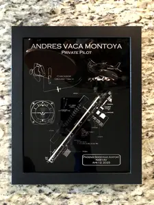 Pilot Achievement Plaques