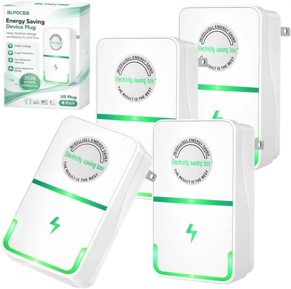 Plug-In Power Box with US Plug, Wide Voltage Range 90–250V, 2026 Design gift