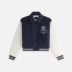 Kith Women's Campbell Varsity Wool Jacket - Navy XS
