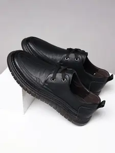 2026 Spring Summer New Soft Leather Casual Shoes, Hand-Stitched Durable Anti-Slip Work Boots, Lightweight Comfortable Dad Shoes