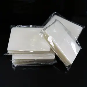 Pack of 100 High-Quality PET Clear Thermal Lamination Pouches Durable Friction Resistant Acid-Free Protection for Business Cards Photo Paper Documents & Images Ideal for Office or School Use