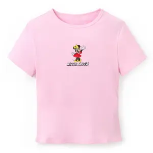 Disney Store Minnie Mouse Ribbed T-Shirt for Women