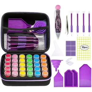 5d Diy Diamond Arts Colorful Painting Tool Set, 1 Set Multifunctional Diamond Arts Colorful Painting Tool Accessories, Diy Diamond Arts Tool Kit, Mother's Day Gift, Gift for MOM ! Crafts