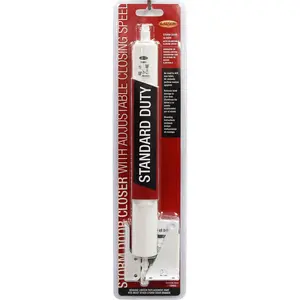Larson  Grade-4 Standard Duty Aluminum Pneumatic Door Closer, White