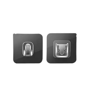 Strong Adhesive Hooks, No-Drill Mother-Son Clips, Waterproof Multifunctional Bathroom Kitchen Wall Mount, Home Use Sticky Hook, Bathroom Organizing Accessories