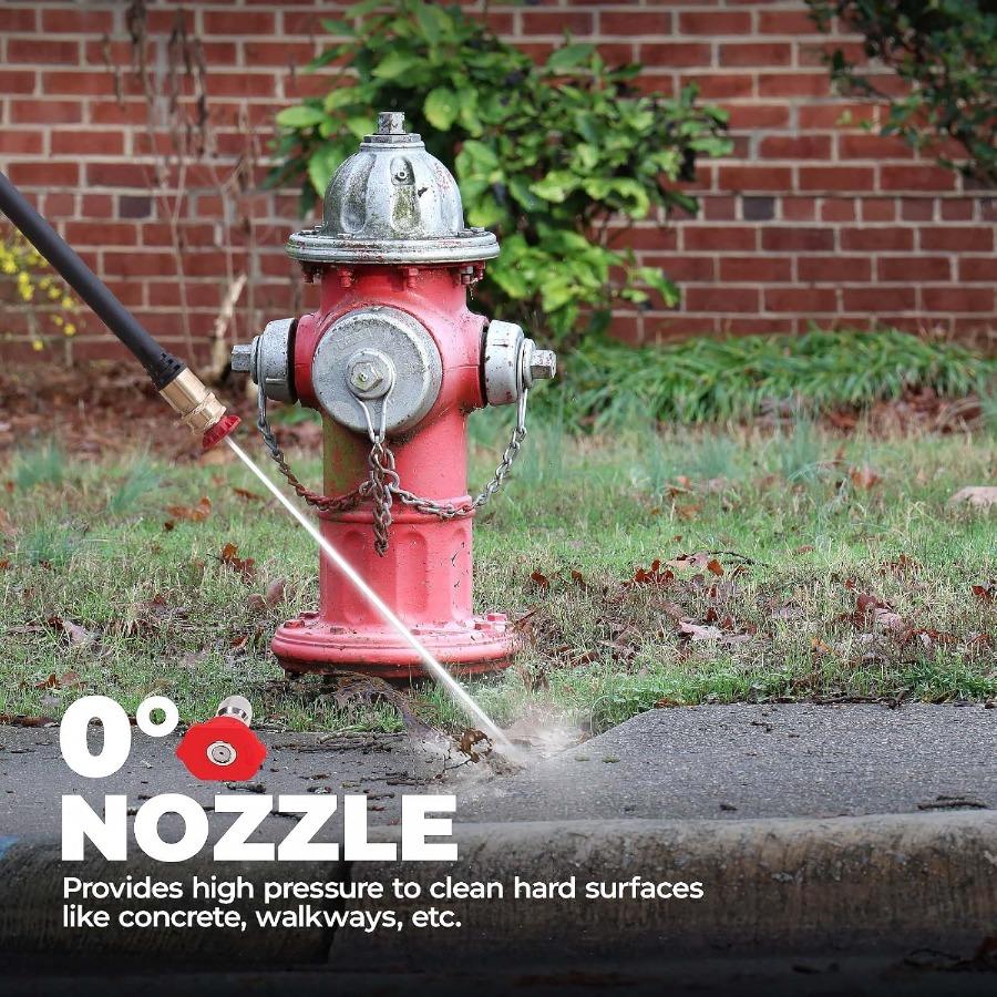 APW2000E Electric Pressure Washer with 2000 PSI and 1.2 GPM CETL Compliant Features Onboard Soap Tank 5 Quick Connect Nozzles S