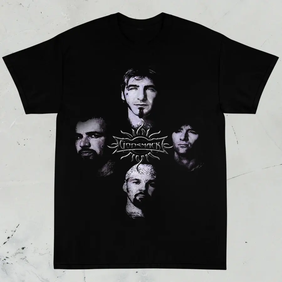 GODSMACK Concert Style Graphic Shirt – Front Design Music Tee for True Fans
