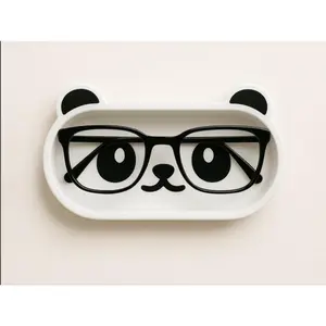 Y2K Panda Glasses Holder – Desk & Nightstand Organizer - Panda Eyeglass Stand
