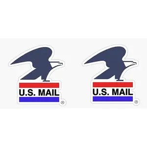 U.S. Mail Sticker - Graphic for Auto, Wall, Laptop, Cell, Truck - Windows, Cars