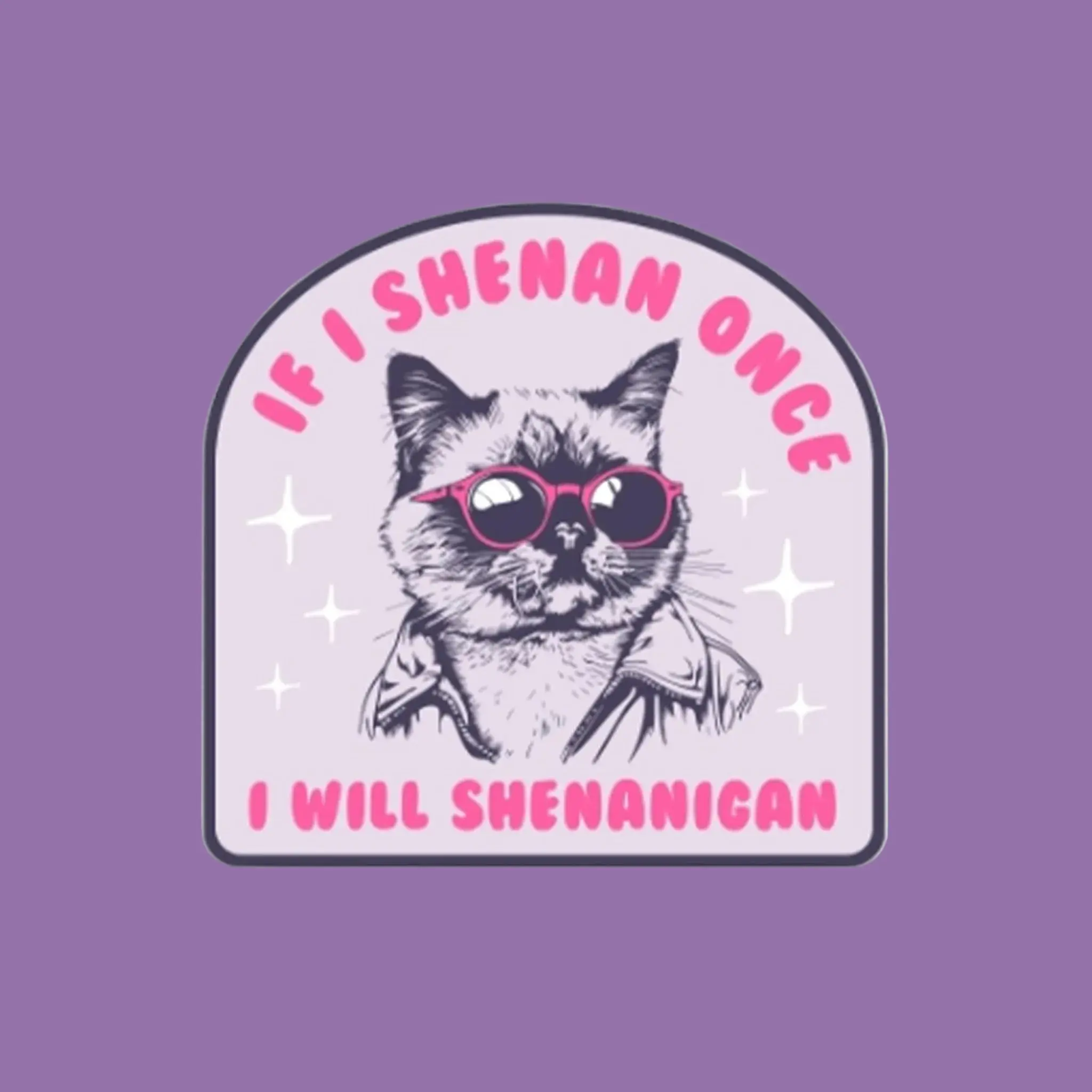 If I Shenan Once I Will Shenanigan Sticker