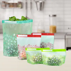 PrepSealer Food Saving Reusable Bag - Variety 12pc Set (4 Small, 4 Medium, 4 Large)