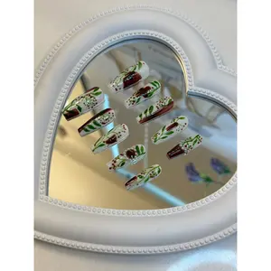 The Nail Art QueenNails that tell your story 🖤 acrylic handmade pressacrylic handmade press btartboxnails xcoattips