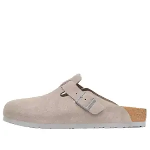 (WMNS) Birkenstock Boston Suede Leather 'Stone Coin' 1027751