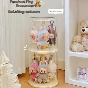 Labubu Pendant Display Box Rotating