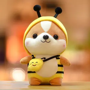 Cute Shiba Inu Plush Doll Little Dog Doll Sleep Companion Cloth Doll Plush Toy Soft and Cute Healing Creative Doll Gifts