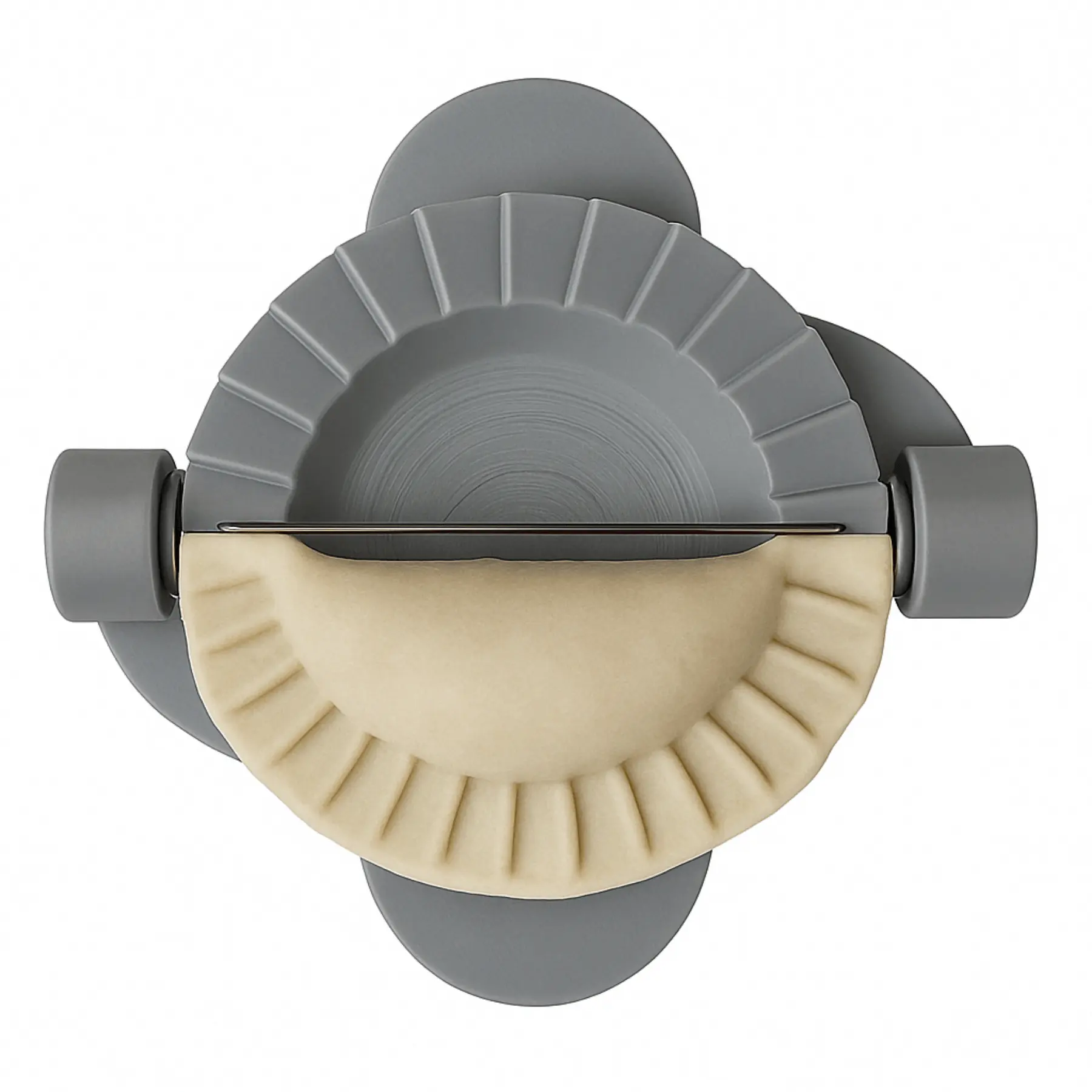 Set Pressa Per Empanada E Gnocchi, 2 Misure (10,2 Cm + 7,6 Cm), Antiaderente, Con Tagliapasta In Acciaio Inox, Lavabile In Lavastoviglie - 5