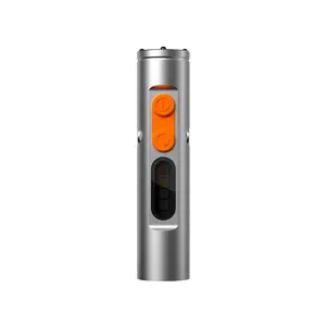 DEERMA SD01 Pocket Flashlight 3 Color Warning Light Red Blue Strobe Window Breaker Fire Starter Portable Rechargeable Key Lamp Camping Emergency Gear