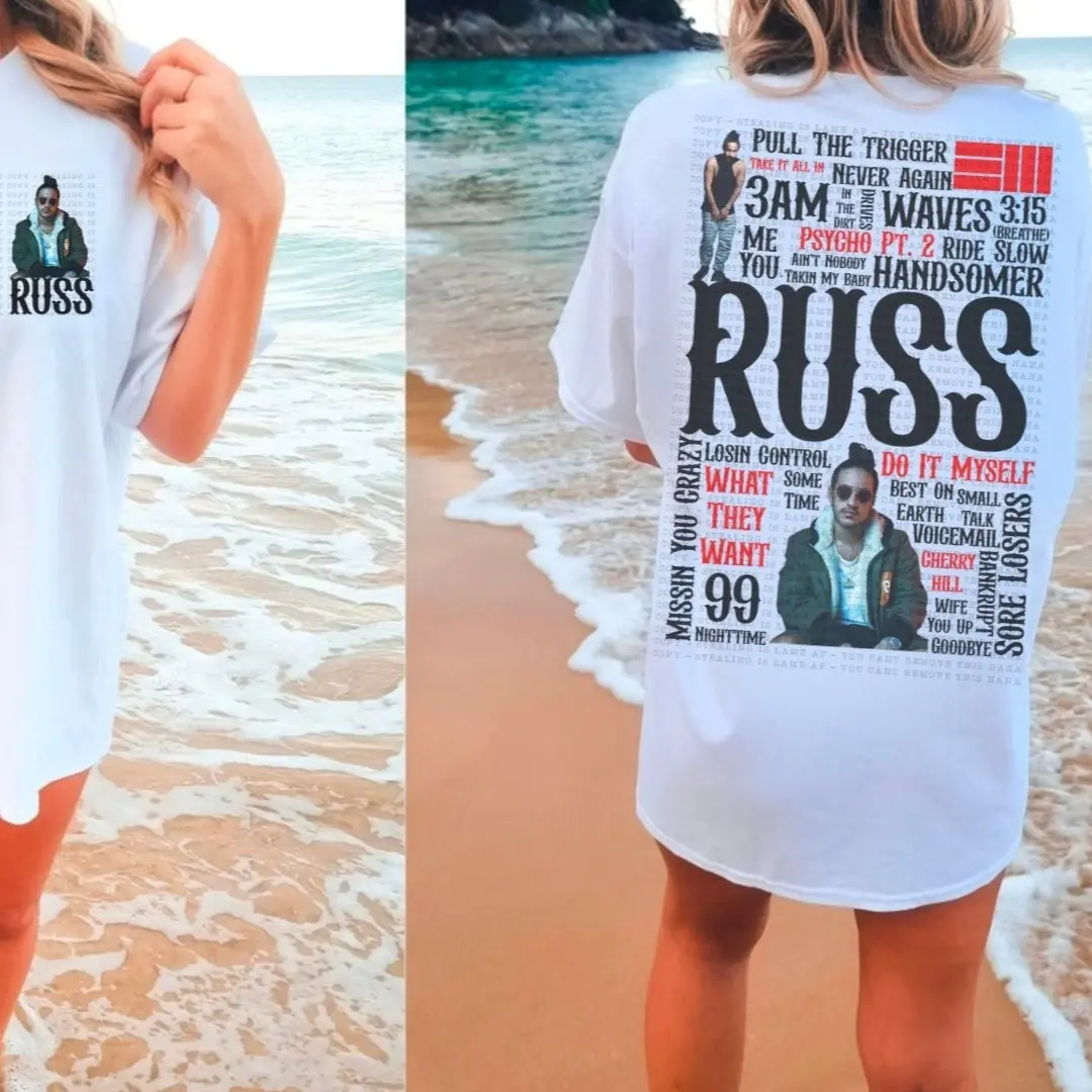 [2 Sides] Russ Song List Shirt, Tee | Sweatshirt | Hoodie Top Womanswear