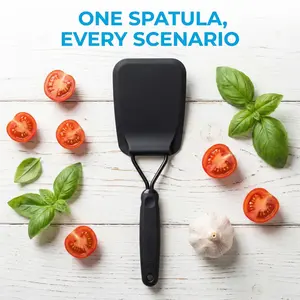Heavy-Duty Silicone Cooking Spatula | Flexible Non-Stick Turner for All Your Kitchen Needs