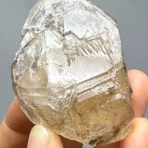 Rare Natural Alligator Citrine Specimen - Elestial Citrine & Smoky Quartz