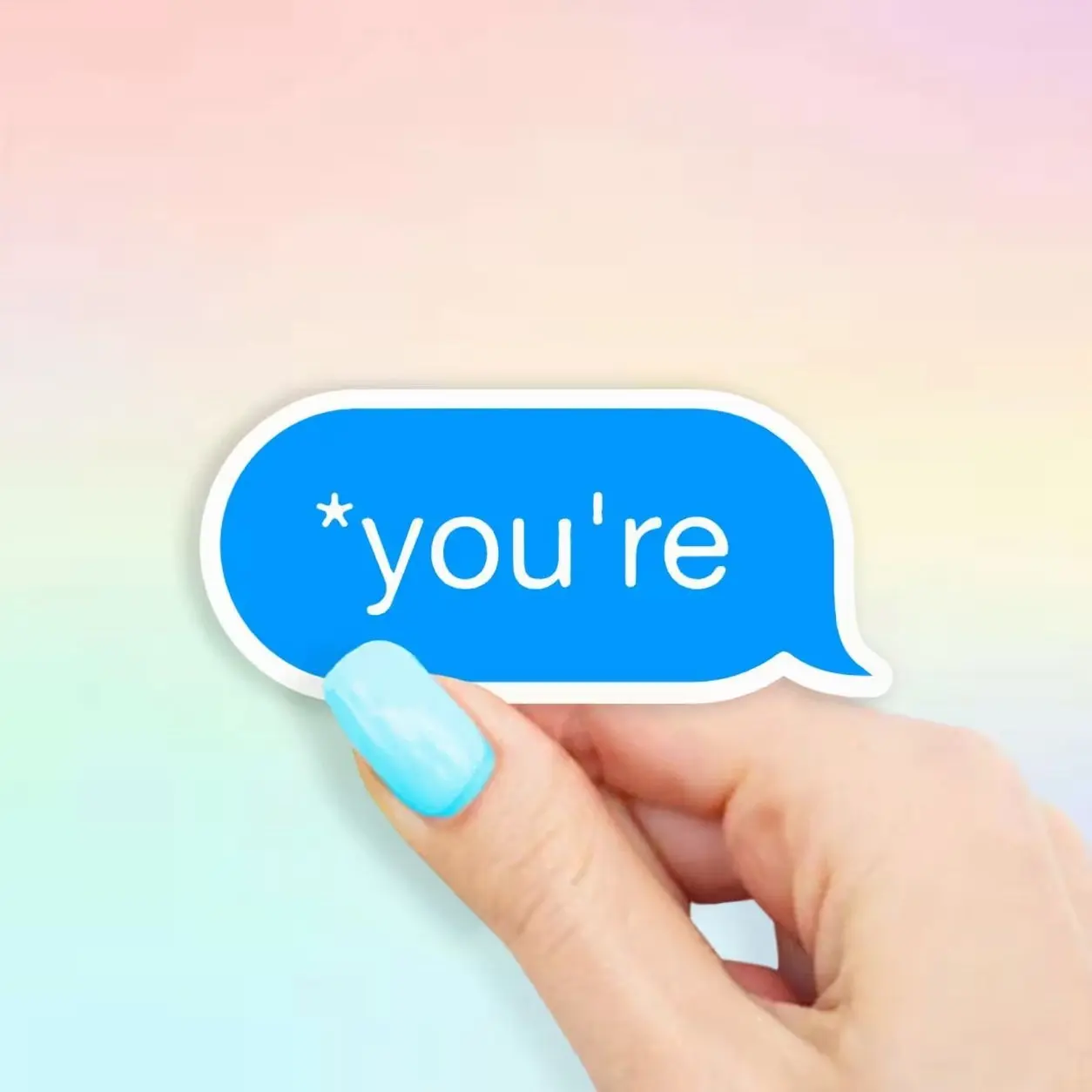 You're Sticker - Matte Vinyl Laptop Decal, Laptop Water Bottle Decal Sticker