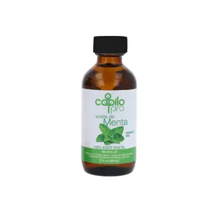 Capilo Pro Peppermint Oil 2 oz. | Stimulates Scalp Circulation and Moisture Skin | Blend of soybean oil and peppermint oil