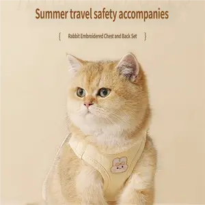 Cat Harness and Leash – Lightweight & Comfortable Vest for Outdoor Walks