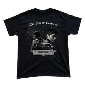 Supernatural T-Shirt, The Family Business Shirt, Saving People Hunting Things T-Shirt, Supernatural TV Series Shirt, Brothers Shirts, Sam and Dean Winchester Tee, Gift for Men, Gift for Women, Crew Neck T-shirt, Trending T-shirt